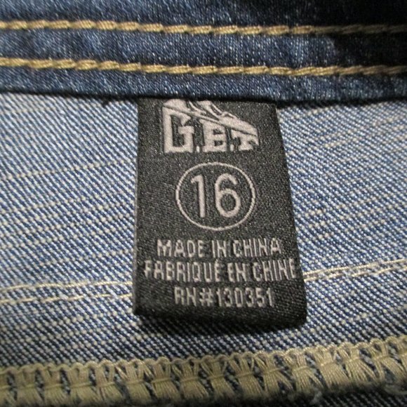 G.E.T.  NEW shorts blue denim jean shorts from Nordstrom Rack size 16W - Picture 5 of 7